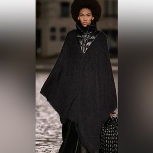 Chloe】CRAZY PATCHWORK PONCHO/CAPE COAT Chloe Capes for Chloe】CRAZY PATCHWORK PONCHO/CAPE COAT Chloe Capes for